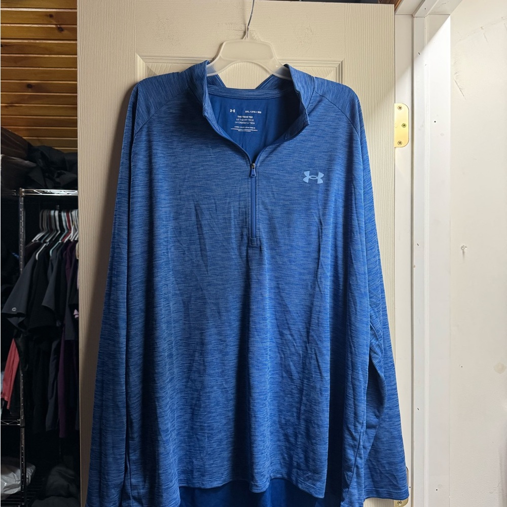 Under Armour Men's Blue Half-Zip Pullover